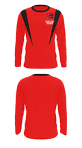 Brooke Point High School Swimming 28510720 Long Sleeve Performance Shirt - 29