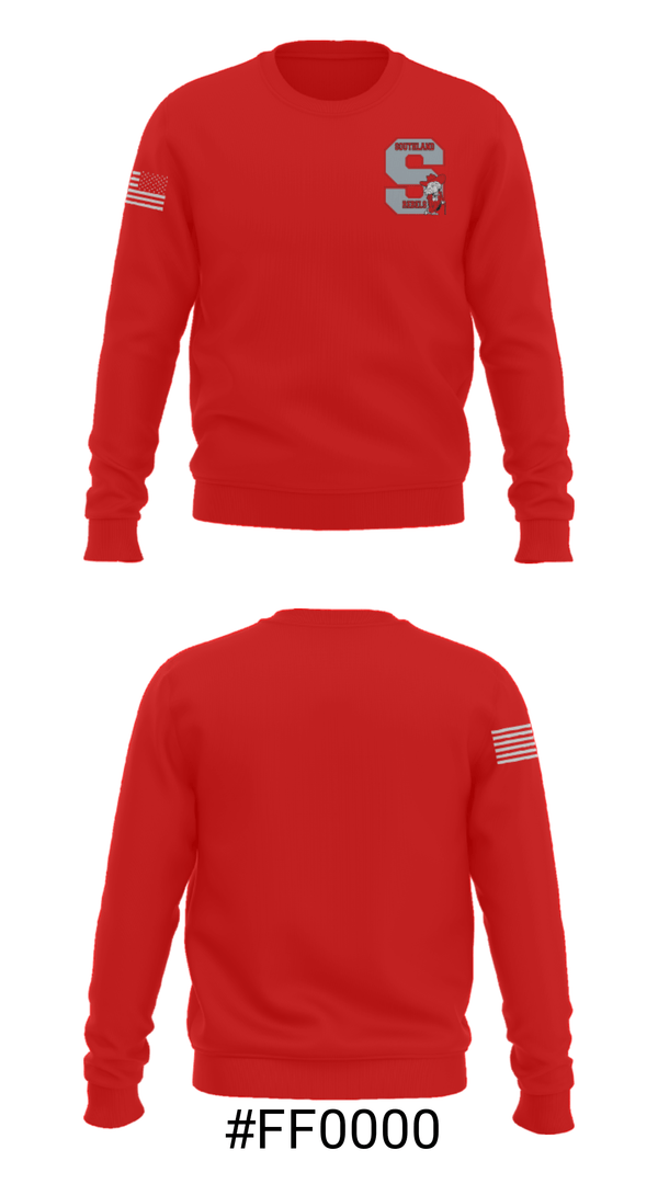 Crew Neck Sweatshirt, Southland Junior High School Basketball, Men's Basketball, Teamtime, Team time, sublimation, custom sports apparel, team uniforms, spirit wear, spiritwear, sports uniforms, custom shirts, team store, custom team store, fundraiser sports, apparel fundraiser