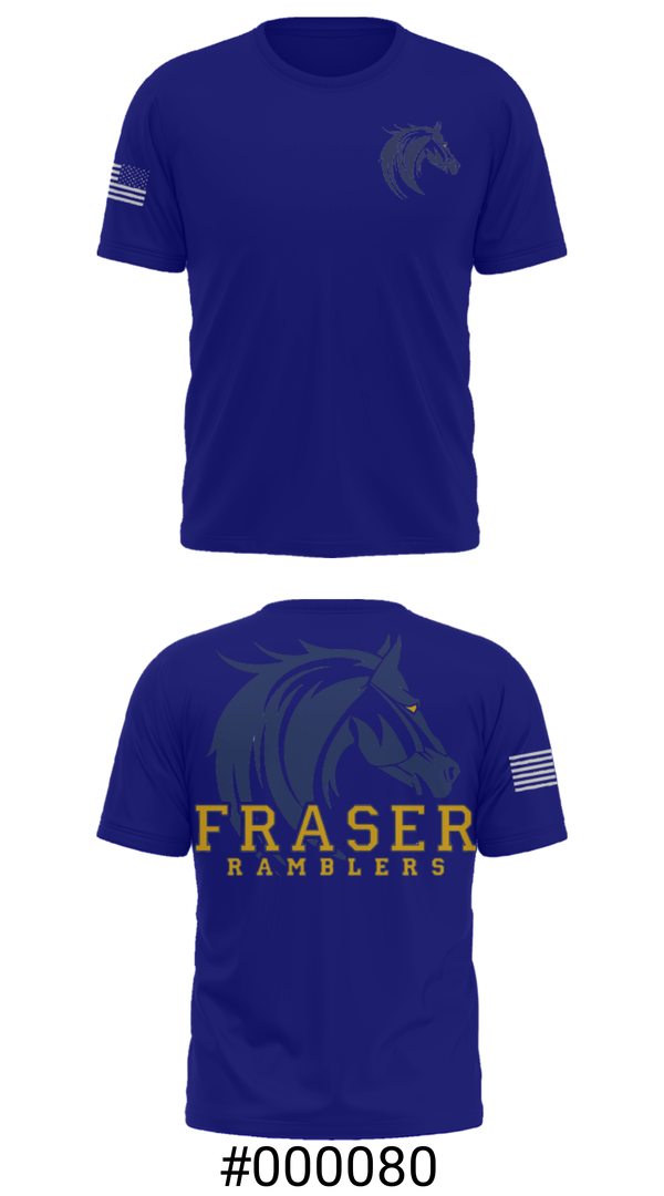 Short Sleeve Performance Shirt, Frazer High School, Spirit Store, Teamtime, Team time, sublimation, custom sports apparel, team uniforms, spirit wear, spiritwear, sports uniforms, custom shirts, team store, custom team store, fundraiser sports, apparel fundraiser