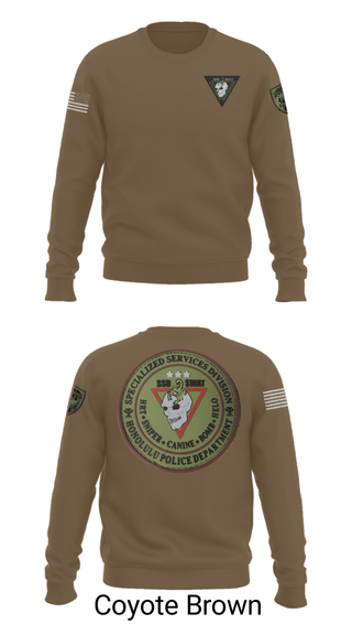 Crew Neck Sweatshirt, SSD, Police, Teamtime, Team time, sublimation, custom sports apparel, team uniforms, spirit wear, spiritwear, sports uniforms, custom shirts, team store, custom team store, fundraiser sports, apparel fundraiser