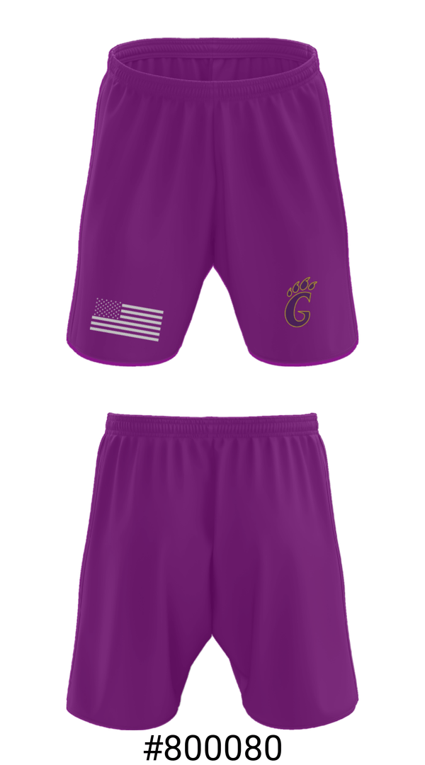 Athletic Shorts With Pockets, Godley Middle School Basketball, Women's Basketball, Teamtime, Team time, sublimation, custom sports apparel, team uniforms, spirit wear, spiritwear, sports uniforms, custom shirts, team store, custom team store, fundraiser sports, apparel fundraiser