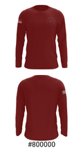 Pleasantville High School Swimming 12112104 Long Sleeve Performance Shirt - 18