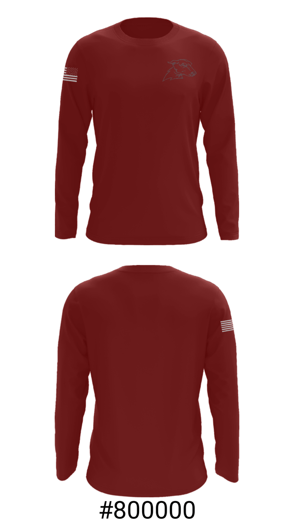 Long Sleeve Performance Shirt, Pleasantville High School Swimming, Swimming, Teamtime, Team time, sublimation, custom sports apparel, team uniforms, spirit wear, spiritwear, sports uniforms, custom shirts, team store, custom team store, fundraiser sports, apparel fundraiser