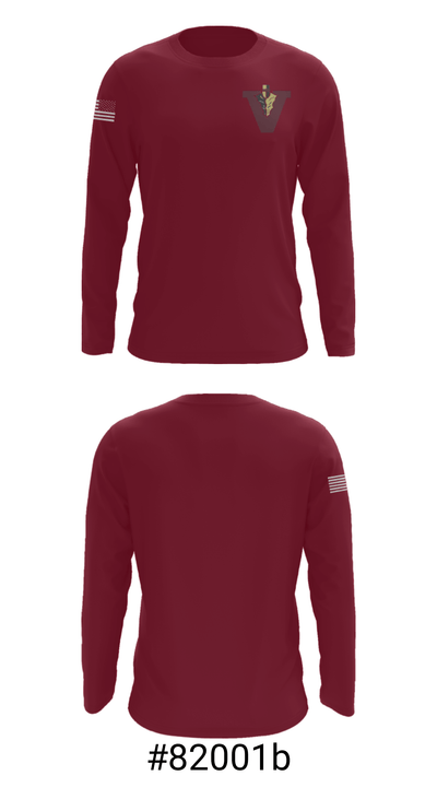 Vidalia High School 92003304 Long Sleeve Performance Shirt - 18
