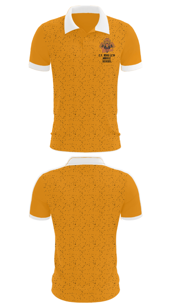 Short Sleeve Performance Polo, C.V. Koogler Middle School, Spirit Store, Teamtime, Team time, sublimation, custom sports apparel, team uniforms, spirit wear, spiritwear, sports uniforms, custom shirts, team store, custom team store, fundraiser sports, apparel fundraiser