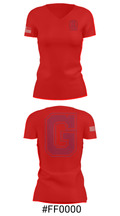 Glenwood High School Wrestling 84372950 Women's Short Sleeve V-neck Shirt - 21