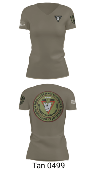 Women's Short Sleeve Vneck Shirt, SSD, Police, Teamtime, Team time, sublimation, custom sports apparel, team uniforms, spirit wear, spiritwear, sports uniforms, custom shirts, team store, custom team store, fundraiser sports, apparel fundraiser