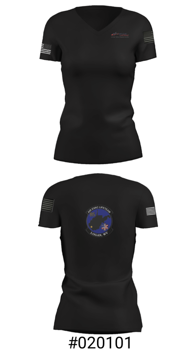 Air Evac Lifeteam 13964837 Women's Short Sleeve V-neck Shirt - 21