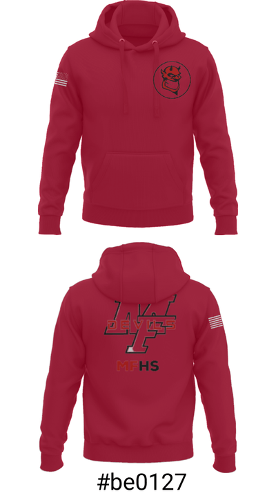 Marion Franklin lady Red Devils 63325407 Hoodie - 17