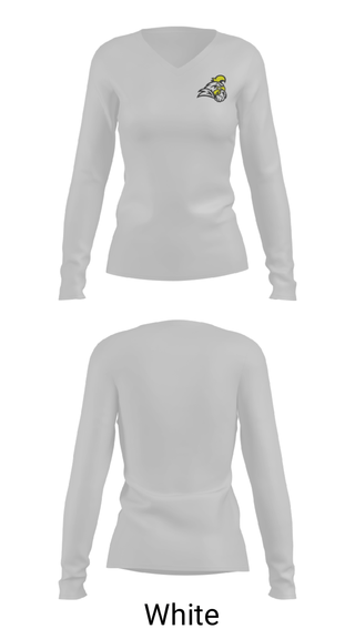 Women's Long Sleeve Vneck Shirt, Palco Senior High School Basketball, Women's Basketball, Teamtime, Team time, sublimation, custom sports apparel, team uniforms, spirit wear, spiritwear, sports uniforms, custom shirts, team store, custom team store, fundraiser sports, apparel fundraiser