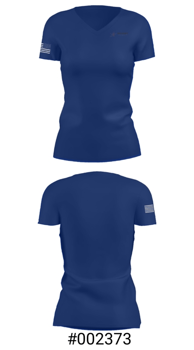 Rock Sports Academy 43658479 Women's Short Sleeve V-neck Shirt - 21