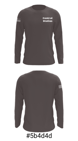 Long Sleeve Performance Shirt, Central Station, Police, Teamtime, Team time, sublimation, custom sports apparel, team uniforms, spirit wear, spiritwear, sports uniforms, custom shirts, team store, custom team store, fundraiser sports, apparel fundraiser