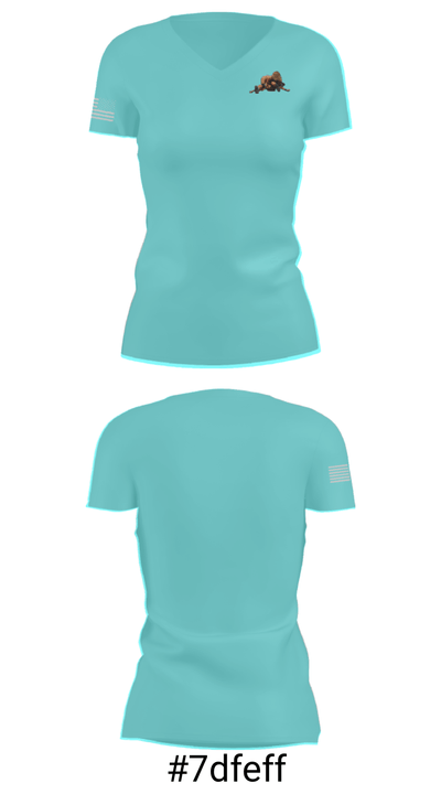 Awesome Wrestling Merch 52015429 Women's Short Sleeve V-neck Shirt - 21