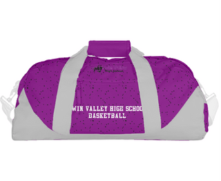 Duffle Bag, Twin Valley High School Basketball, Women's Basketball, Teamtime, Team time, sublimation, custom sports apparel, team uniforms, spirit wear, spiritwear, sports uniforms, custom shirts, team store, custom team store, fundraiser sports, apparel fundraiser