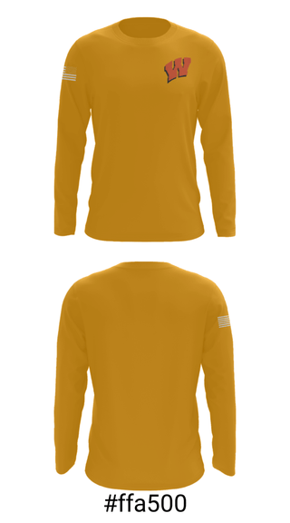 Long Sleeve Performance Shirt, Warren High School Basketball, Women's Basketball, Teamtime, Team time, sublimation, custom sports apparel, team uniforms, spirit wear, spiritwear, sports uniforms, custom shirts, team store, custom team store, fundraiser sports, apparel fundraiser