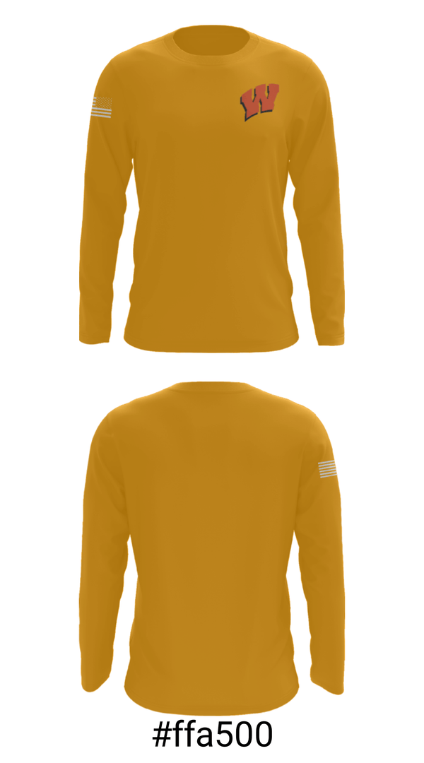 Long Sleeve Performance Shirt, Warren High School Basketball, Women's Basketball, Teamtime, Team time, sublimation, custom sports apparel, team uniforms, spirit wear, spiritwear, sports uniforms, custom shirts, team store, custom team store, fundraiser sports, apparel fundraiser