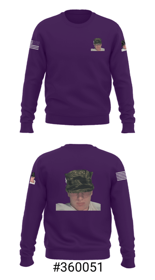 Crew Neck Sweatshirt, Airborne division, Air Force, Teamtime, Team time, sublimation, custom sports apparel, team uniforms, spirit wear, spiritwear, sports uniforms, custom shirts, team store, custom team store, fundraiser sports, apparel fundraiser