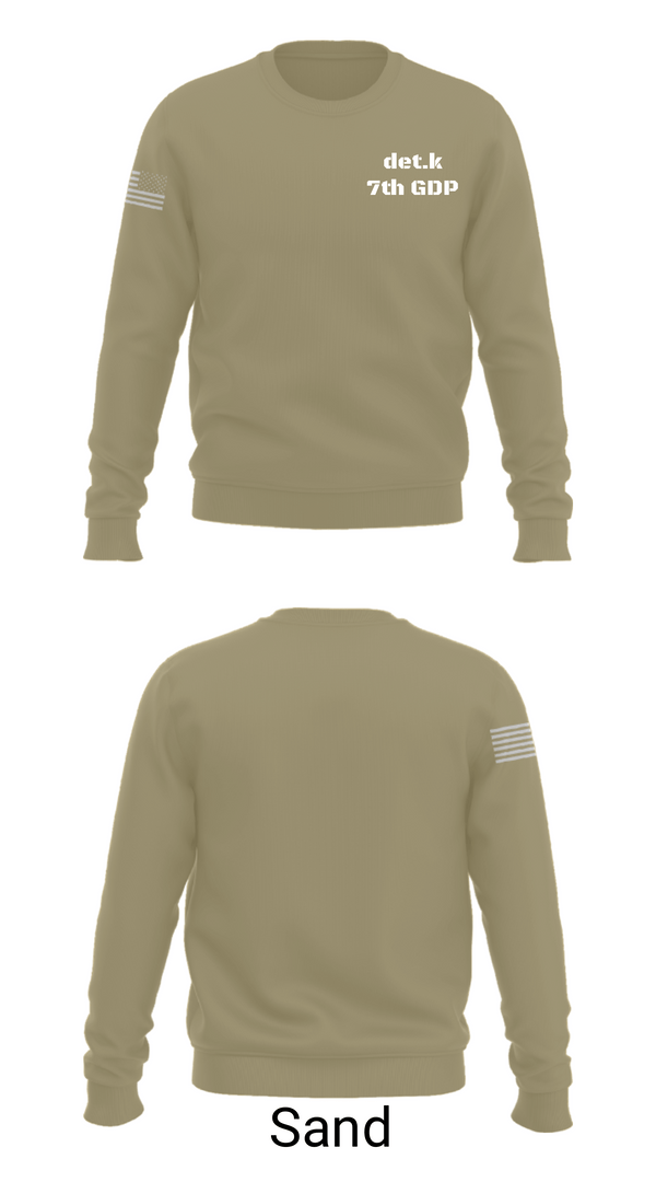 Crew Neck Sweatshirt, det.k 7th GDP, , Teamtime, Team time, sublimation, custom sports apparel, team uniforms, spirit wear, spiritwear, sports uniforms, custom shirts, team store, custom team store, fundraiser sports, apparel fundraiser