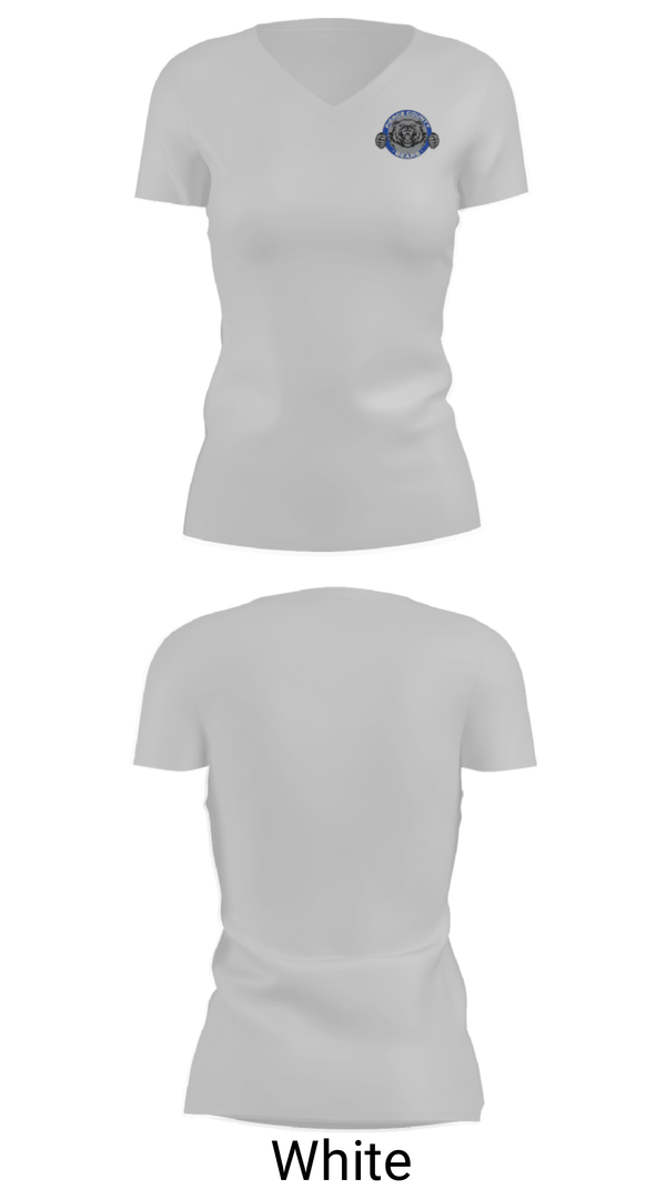 Women's Short Sleeve Vneck Shirt, Pierce County Middle School, Spirit Store, Teamtime, Team time, sublimation, custom sports apparel, team uniforms, spirit wear, spiritwear, sports uniforms, custom shirts, team store, custom team store, fundraiser sports, apparel fundraiser
