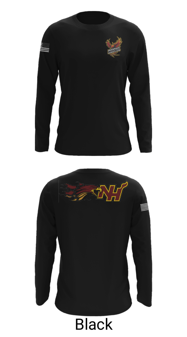 Long Sleeve Performance Shirt, New Hampstead Wrestling, Wrestling, Teamtime, Team time, sublimation, custom sports apparel, team uniforms, spirit wear, spiritwear, sports uniforms, custom shirts, team store, custom team store, fundraiser sports, apparel fundraiser