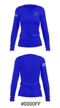 Mt Ararat High School Swimming 4453667 Women's Long Sleeve V-neck Shirt - 20