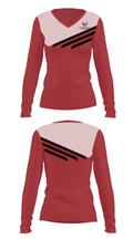 Paso Robles High School Basketball 2099711 Women's Long Sleeve V-neck Shirt - 26