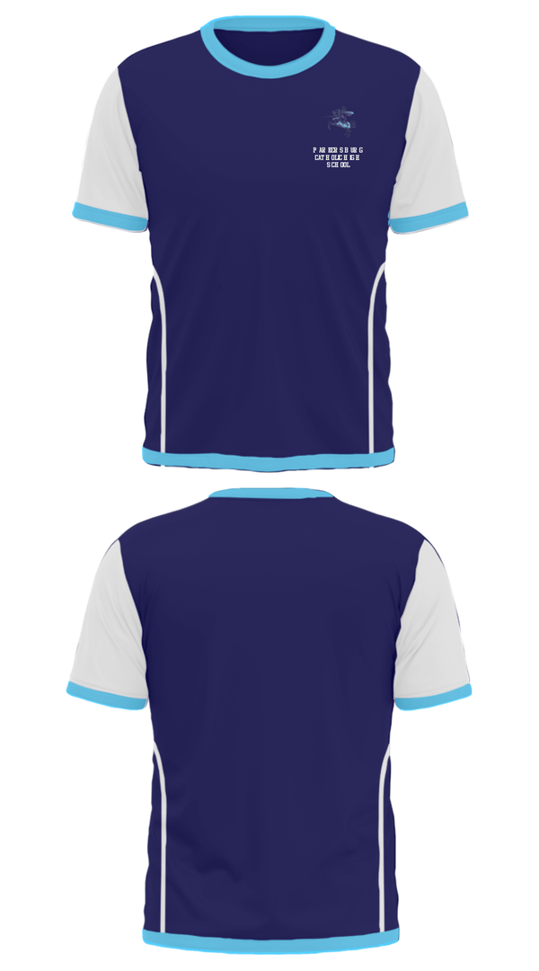 Short Sleeve Performance Shirt, Parkersburg Catholic High School, Spirit Store, Teamtime, Team time, sublimation, custom sports apparel, team uniforms, spirit wear, spiritwear, sports uniforms, custom shirts, team store, custom team store, fundraiser sports, apparel fundraiser