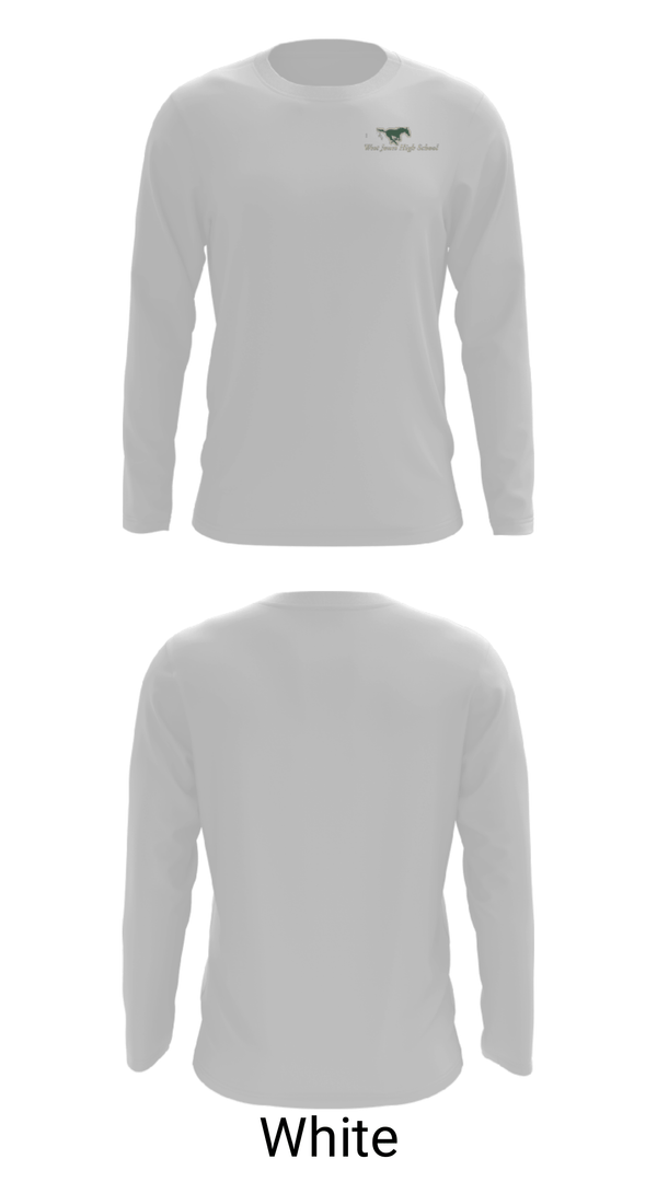 Long Sleeve Performance Shirt, West Jones High School Swimming, Swimming, Teamtime, Team time, sublimation, custom sports apparel, team uniforms, spirit wear, spiritwear, sports uniforms, custom shirts, team store, custom team store, fundraiser sports, apparel fundraiser
