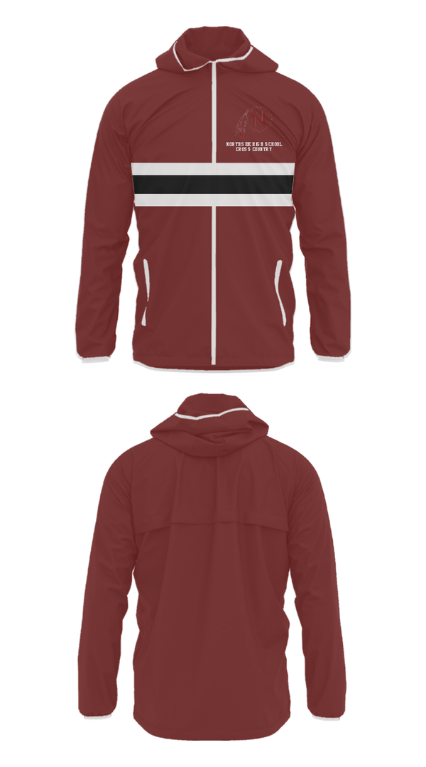 Windbreaker, Northside High School Cross Country, Cross Country, Teamtime, Team time, sublimation, custom sports apparel, team uniforms, spirit wear, spiritwear, sports uniforms, custom shirts, team store, custom team store, fundraiser sports, apparel fundraiser
