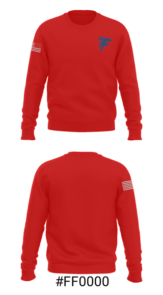Crew Neck Sweatshirt, Forbush High School Basketball, Men's Basketball, Teamtime, Team time, sublimation, custom sports apparel, team uniforms, spirit wear, spiritwear, sports uniforms, custom shirts, team store, custom team store, fundraiser sports, apparel fundraiser