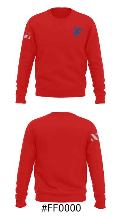 Forbush High School Basketball 81433654 Crew Neck Sweatshirt - 16