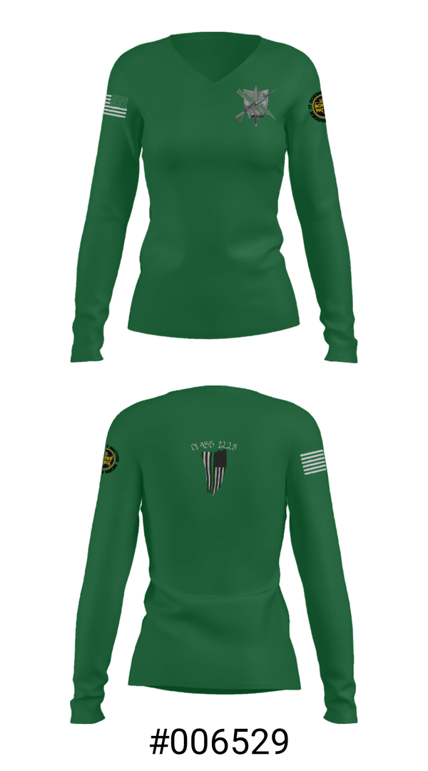 Women's Long Sleeve Vneck Shirt, Class 1228Class 1228Class 1228 new, Police, Teamtime, Team time, sublimation, custom sports apparel, team uniforms, spirit wear, spiritwear, sports uniforms, custom shirts, team store, custom team store, fundraiser sports, apparel fundraiser