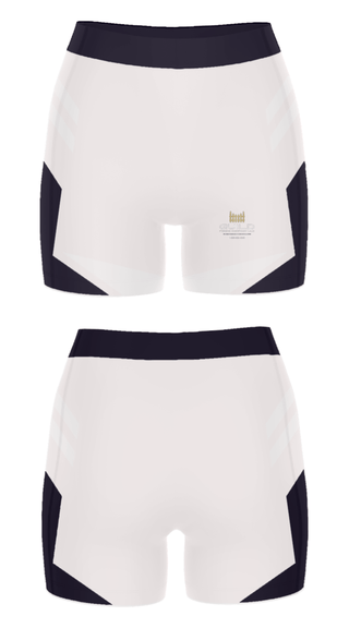 Women's Compression Shorts, Guild fence company LLC, , Teamtime, Team time, sublimation, custom sports apparel, team uniforms, spirit wear, spiritwear, sports uniforms, custom shirts, team store, custom team store, fundraiser sports, apparel fundraiser