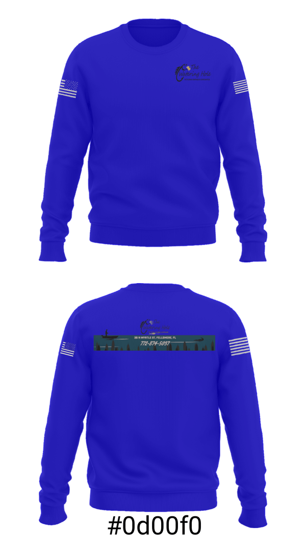 Crew Neck Sweatshirt, The Watering Hole at FFHQ, , Teamtime, Team time, sublimation, custom sports apparel, team uniforms, spirit wear, spiritwear, sports uniforms, custom shirts, team store, custom team store, fundraiser sports, apparel fundraiser