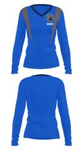 RGMV 28295836 Women's Long Sleeve V-neck Shirt - 29