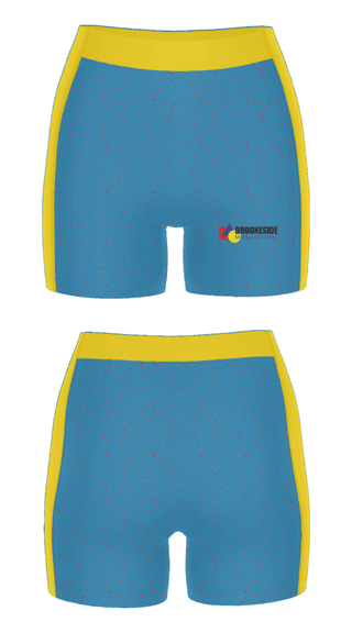 Women's Compression Shorts, Brookeside Montessori School, Spirit Store, Teamtime, Team time, sublimation, custom sports apparel, team uniforms, spirit wear, spiritwear, sports uniforms, custom shirts, team store, custom team store, fundraiser sports, apparel fundraiser