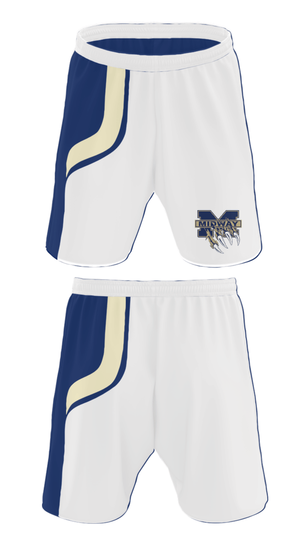 Athletic Shorts With Pockets, Midway Wolverines, Spirit Store, Teamtime, Team time, sublimation, custom sports apparel, team uniforms, spirit wear, spiritwear, sports uniforms, custom shirts, team store, custom team store, fundraiser sports, apparel fundraiser