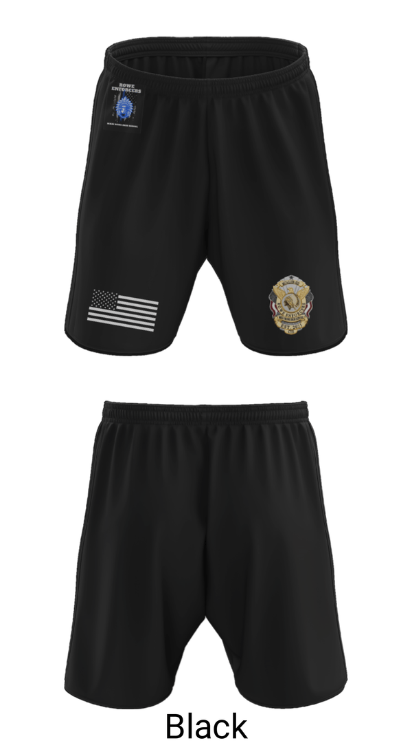 Athletic Shorts With Pockets, Rowe Enforcers, Police, Teamtime, Team time, sublimation, custom sports apparel, team uniforms, spirit wear, spiritwear, sports uniforms, custom shirts, team store, custom team store, fundraiser sports, apparel fundraiser