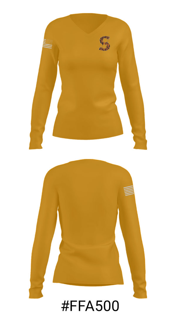 Women's Long Sleeve Vneck Shirt, Southside High School Wrestling, Wrestling, Teamtime, Team time, sublimation, custom sports apparel, team uniforms, spirit wear, spiritwear, sports uniforms, custom shirts, team store, custom team store, fundraiser sports, apparel fundraiser