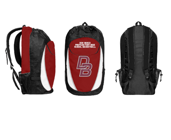 Gear Bag, Don Bosco Preparatory High School Basketball, Men's Basketball, Teamtime, Team time, sublimation, custom sports apparel, team uniforms, spirit wear, spiritwear, sports uniforms, custom shirts, team store, custom team store, fundraiser sports, apparel fundraiser