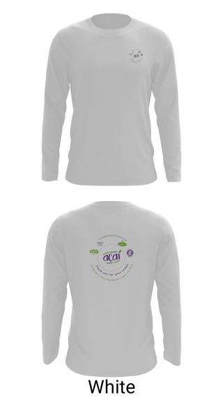 Long Sleeve Performance Shirt, World green açaí bowl, , Teamtime, Team time, sublimation, custom sports apparel, team uniforms, spirit wear, spiritwear, sports uniforms, custom shirts, team store, custom team store, fundraiser sports, apparel fundraiser