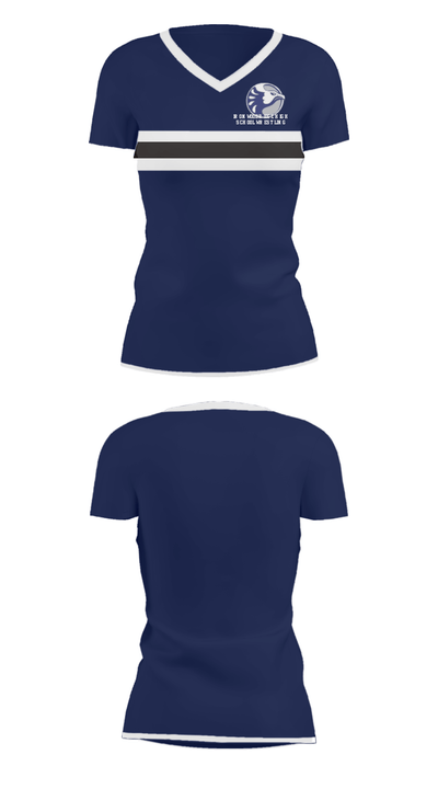 Ironwood Ridge High School Wrestling 16286996 Women's Short Sleeve V-neck Shirt - 29