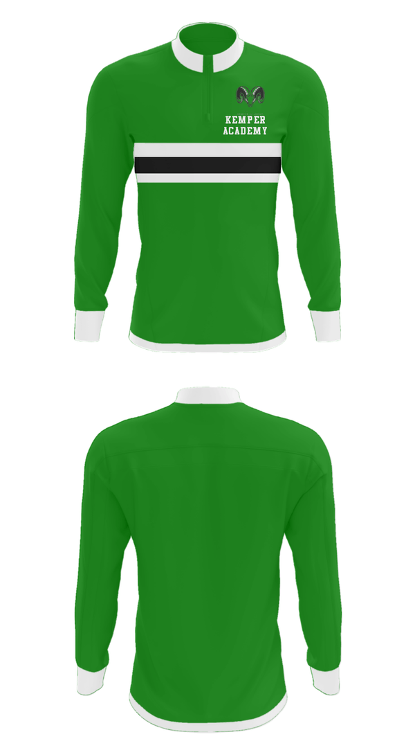 Quarter Zip Jacket, Kemper Academy, Spirit Store, Teamtime, Team time, sublimation, custom sports apparel, team uniforms, spirit wear, spiritwear, sports uniforms, custom shirts, team store, custom team store, fundraiser sports, apparel fundraiser