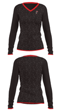Dekalb High School Wrestling 85535799 Women's Long Sleeve V-neck Shirt - 34