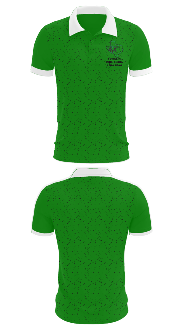 Short Sleeve Performance Polo, Caddo Mills Middle School Basketball, Men's Basketball, Teamtime, Team time, sublimation, custom sports apparel, team uniforms, spirit wear, spiritwear, sports uniforms, custom shirts, team store, custom team store, fundraiser sports, apparel fundraiser