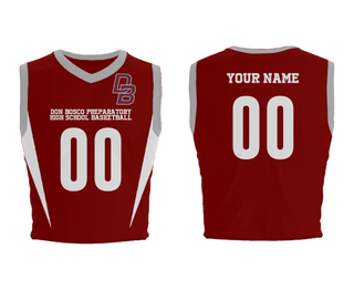 Mens Basketball Jersey, Don Bosco Preparatory High School Basketball, Men's Basketball, Teamtime, Team time, sublimation, custom sports apparel, team uniforms, spirit wear, spiritwear, sports uniforms, custom shirts, team store, custom team store, fundraiser sports, apparel fundraiser