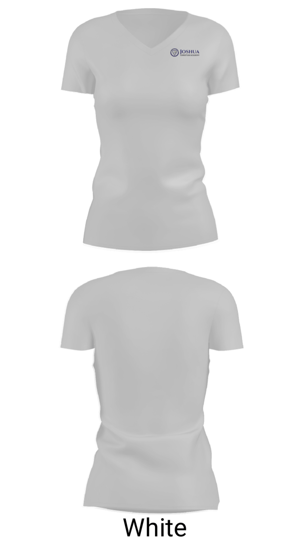 Women's Short Sleeve Vneck Shirt, Joshua Christian Academy, Track & Field, Teamtime, Team time, sublimation, custom sports apparel, team uniforms, spirit wear, spiritwear, sports uniforms, custom shirts, team store, custom team store, fundraiser sports, apparel fundraiser