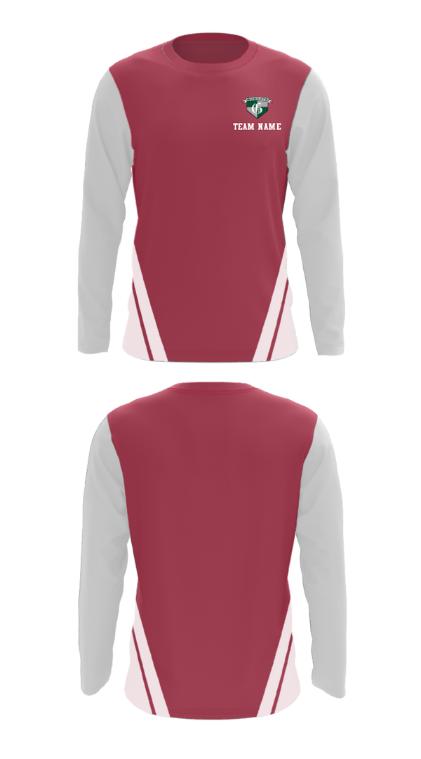 Long Sleeve Performance Shirt, Marion Franklin lady Red Devils, Women's Basketball, Teamtime, Team time, sublimation, custom sports apparel, team uniforms, spirit wear, spiritwear, sports uniforms, custom shirts, team store, custom team store, fundraiser sports, apparel fundraiser
