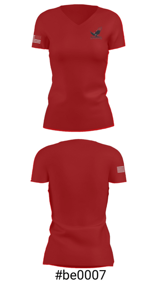 Women's Short Sleeve Vneck Shirt, Howard College, Spirit Store, Teamtime, Team time, sublimation, custom sports apparel, team uniforms, spirit wear, spiritwear, sports uniforms, custom shirts, team store, custom team store, fundraiser sports, apparel fundraiser