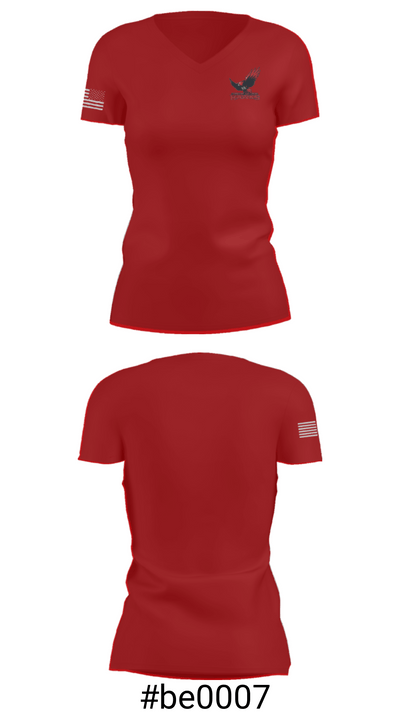 Howard College 52603558 Women's Short Sleeve V-neck Shirt - 21